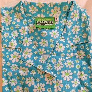 Big Bud Press pantry button up lazy daisy print